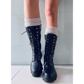 BM Botas de montar mujer con cadena Totah Negro 1