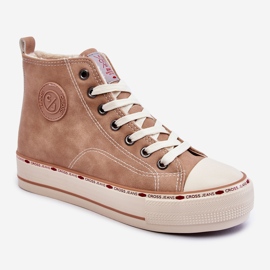 High Cross Jeans Mujer KK2R4045C Beige Zapatillas 1