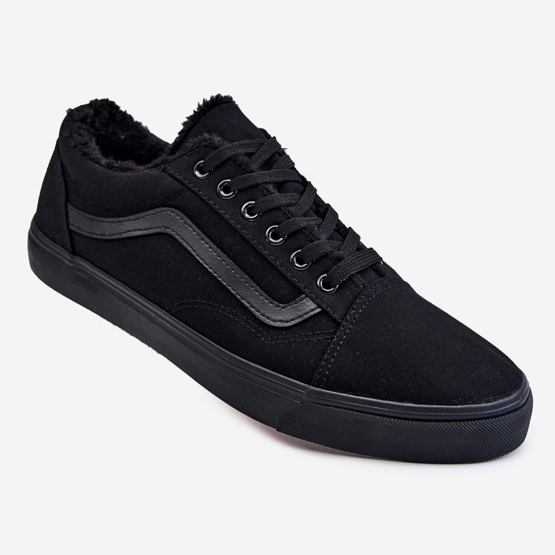 BM Zapatillas Deportivas de Hombre de Tejido Cálido Negro Harry 1