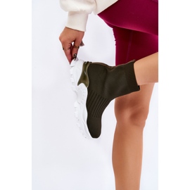Deportivas Mujer Calcetín Alto Verde Jovie 7