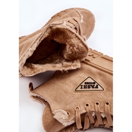 PM1 Zapatillas Altas De Ante Con Aislamiento Beige Evren 8