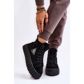 PM1 Zapatillas altas de ante con aislamiento negro Evren 1