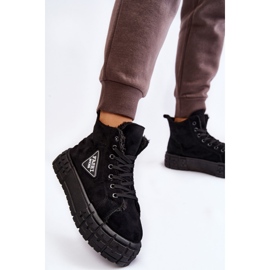 PM1 Zapatillas altas de ante con aislamiento negro Evren 2