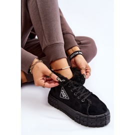 PM1 Zapatillas altas de ante con aislamiento negro Evren 7