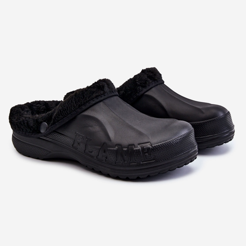 PM2 Chanclas Warm Crocs Hombre Negro Calmo 2