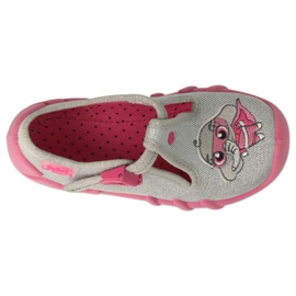 Befado zapatos niño veloz 110N454 rosa plata 2