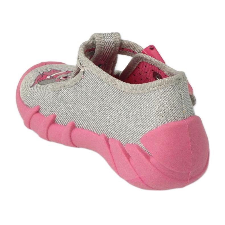 Befado zapatos niño veloz 110N454 rosado plata 3