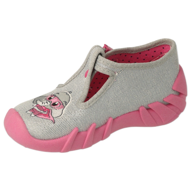 Befado zapatos niño veloz 110N454 rosa plata 4