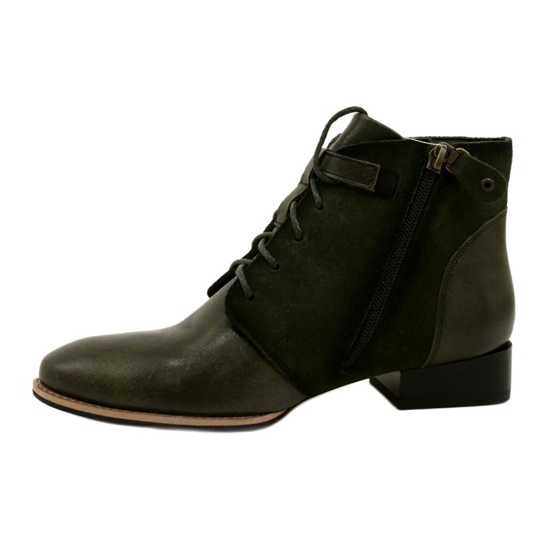Botas de piel mujer Maciejka 5743A-09 Botas verdes 3