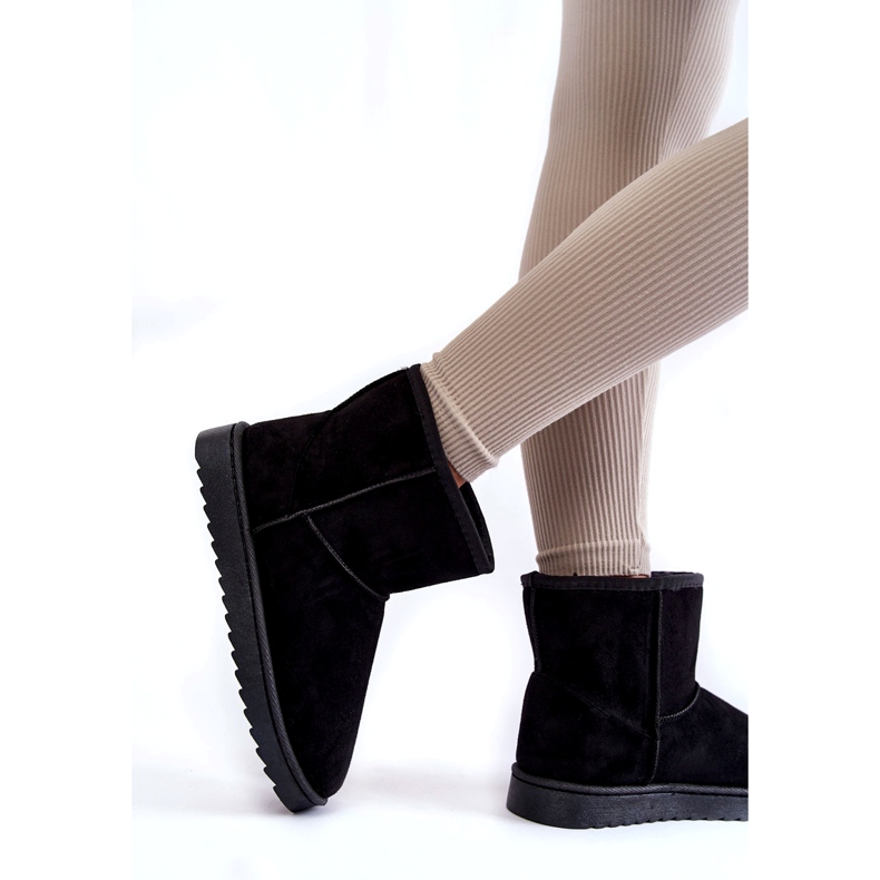 Botas de nieve negras aisladas para mujeres negro 3 Botas de nieve negras aisladas para mujeres negro 3