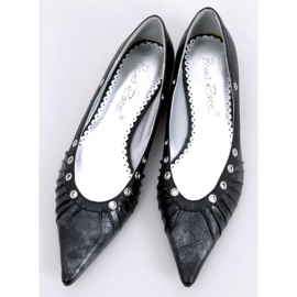 Bailarinas con cinta alrededor del tobillo 391029-2 Noir negro 4