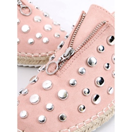 Alpargatas con tachuelas rosas 9039-28 Pink rosado 3