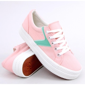 BM Rosa Zapatillas de suela alta K1831401 Rosa rosado 3