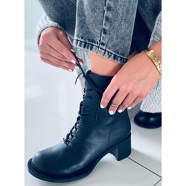 PA1 Tacones altos Rollo Negros 4