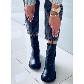 PA1 Tacones altos Rollo Negros 3