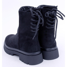 Botas Bobbie de ante negro 4