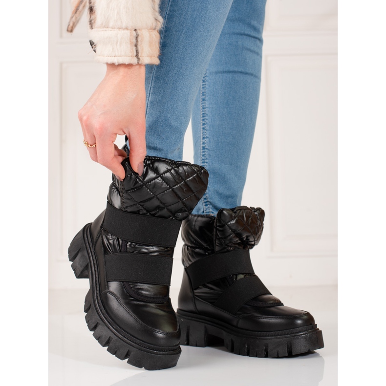 Botas de nieve para mujer Shelovet negras negro 1
