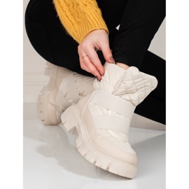 Botas de nieve mujer Shelovet beige 2