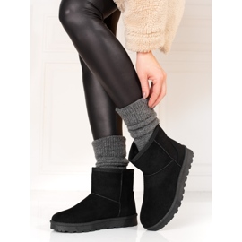 Botas de nieve de mujer Shelovet negras negro 2