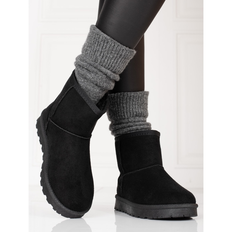 Botas de nieve de mujer Shelovet negras negro 1