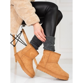 Botas de nieve de mujer Shelovet marrones marrón 2