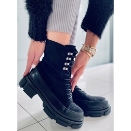BM Botas Kinney negras con cordones negro 1