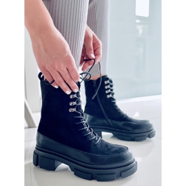 BM Botas Kinney negras con cordones negro 2