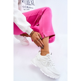 BM Zapatillas Clásicas Plataforma Blanco Larec 5