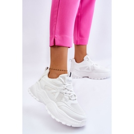 BM Zapatillas Clásicas Plataforma Blanco Larec 2