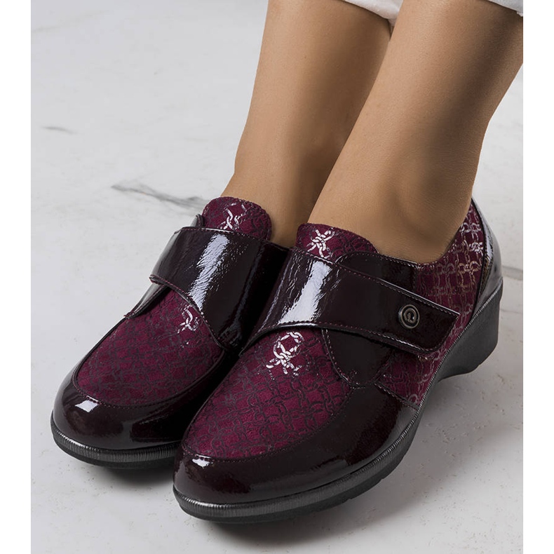 BM Zapatos brogue granate de Drancy rojo 1 BM Zapatos brogue granate de Drancy rojo 1