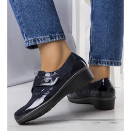 BM Zapatos brogue azul marino Drancy 2