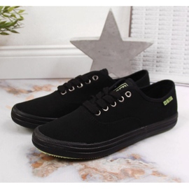 Deportivas de textil todo negro Big Star JJ274261 2