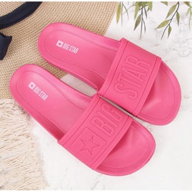 Chanclas de playa mujer rosa Big Star HH274A039 rosado 3