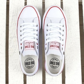Zapatos, zapatillas Big Star W T274020 INT344 blanco 8