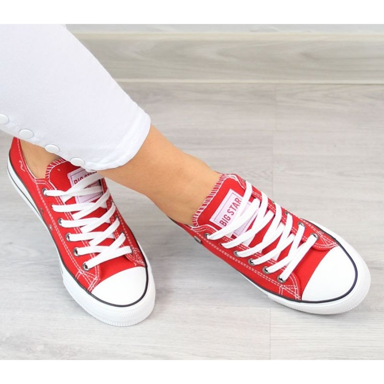 Zapatos, zapatillas Big Star W T274020 INT510 rojo 2