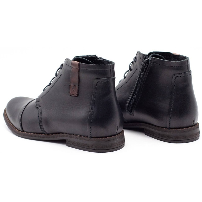 Joker Zapatos de hombre negro invierno 315J 3