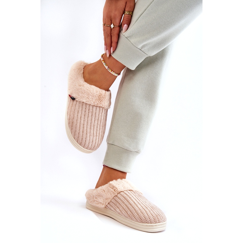 PA1 Pantuflas De Mujer Con Aislamiento Sin Cordones Con Piel Beige Leriss 4 PA1 Pantuflas De Mujer Con Aislamiento Sin Cordones Con Piel Beige Leriss 4