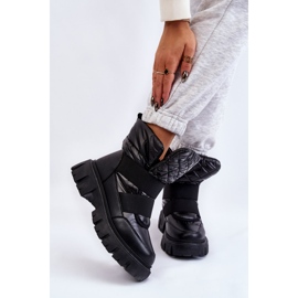 Botas De Mujer Con Calentamiento Feritos Negros 1