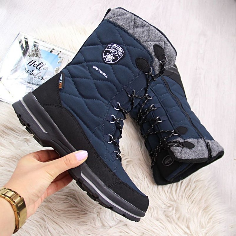 Botas de nieve impermeables American Club W AM516C azul 1