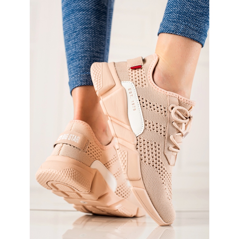 Zapatillas Mujer Caladas Big Star JJ274272 beige 1
