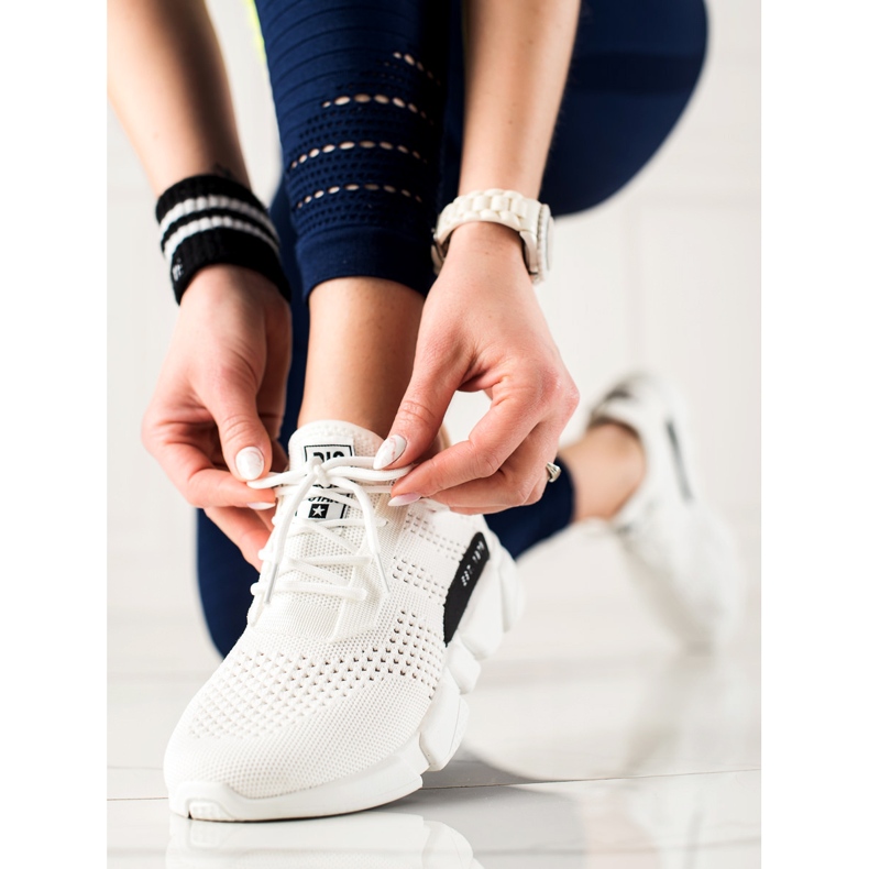 Zapatillas Mujer Caladas Big Star JJ274271 blanco 2