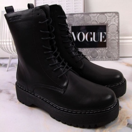 Botas en la plataforma Big Star W INT1738 negro 1 Botas en la plataforma Big Star W INT1738 negro 1