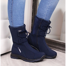 Botas de nieve impermeables Dk W DK15F azul 4