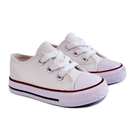 Zapatos deportivos clásicos infantiles Filemon blancos 11