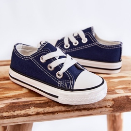 Zapatillas deportivas infantiles clásicas Filemon azul marino 5