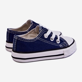 Zapatillas deportivas infantiles clásicas Filemon azul marino 3
