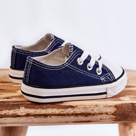 Zapatillas deportivas infantiles clásicas Filemon azul marino 7