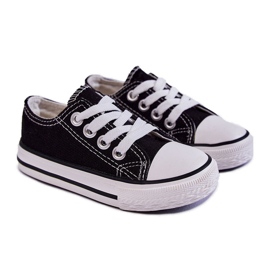 Zapatos deportivos clásicos negros Filemon para niños 9