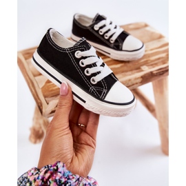 Zapatos deportivos clásicos negros Filemon para niños 6