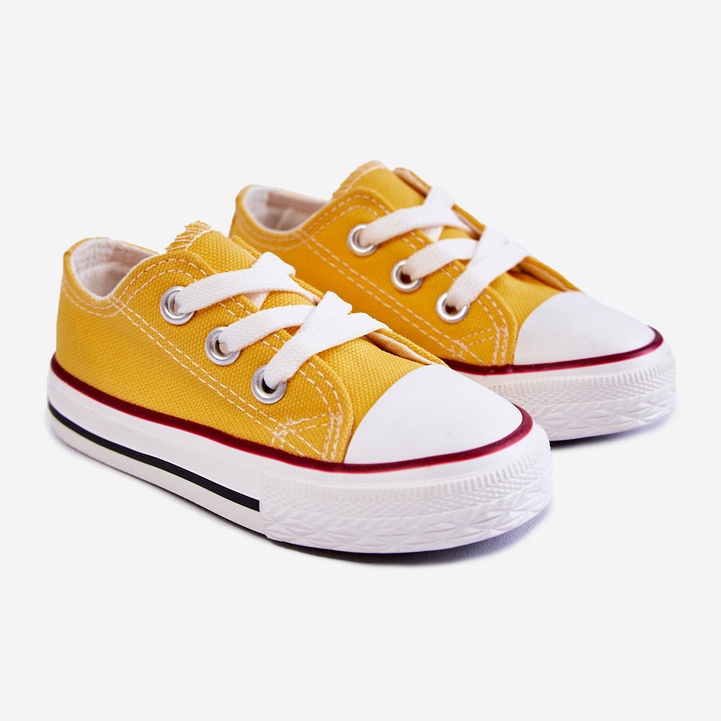 Zapatos deportivos clásicos Filemon amarillo para niños 1 Zapatos deportivos clásicos Filemon amarillo para niños 1